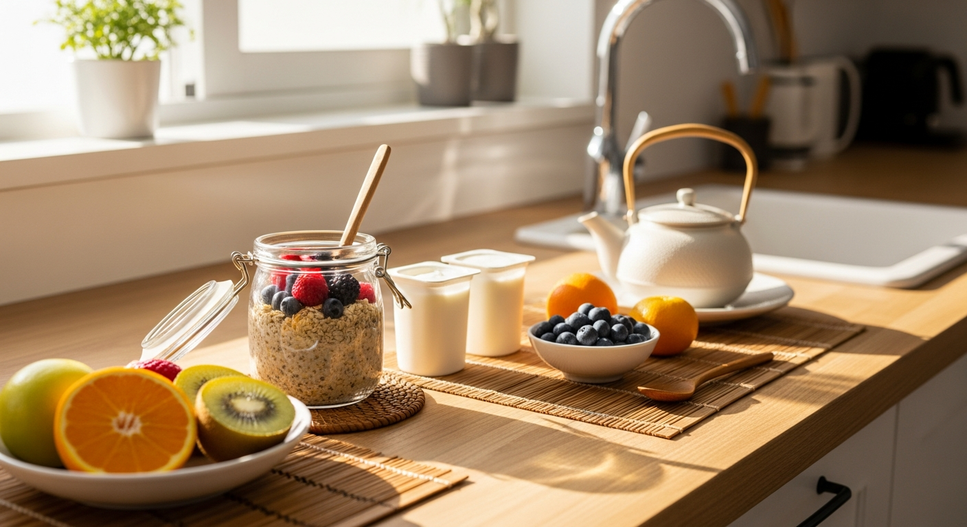 ⏰ 忙しい朝でも続けられる、5分でできる朝ごはん習慣