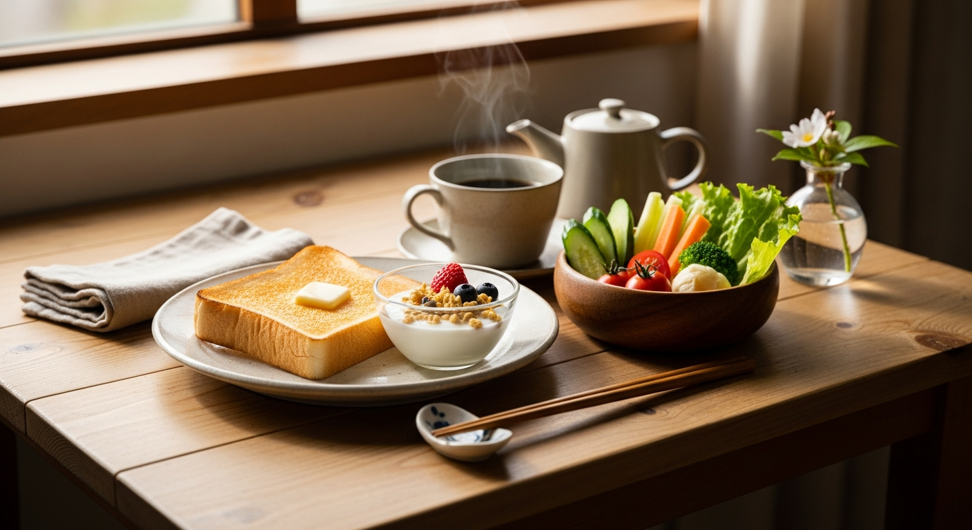 ⏰ 忙しい朝でも続けられる、5分でできる朝ごはん習慣