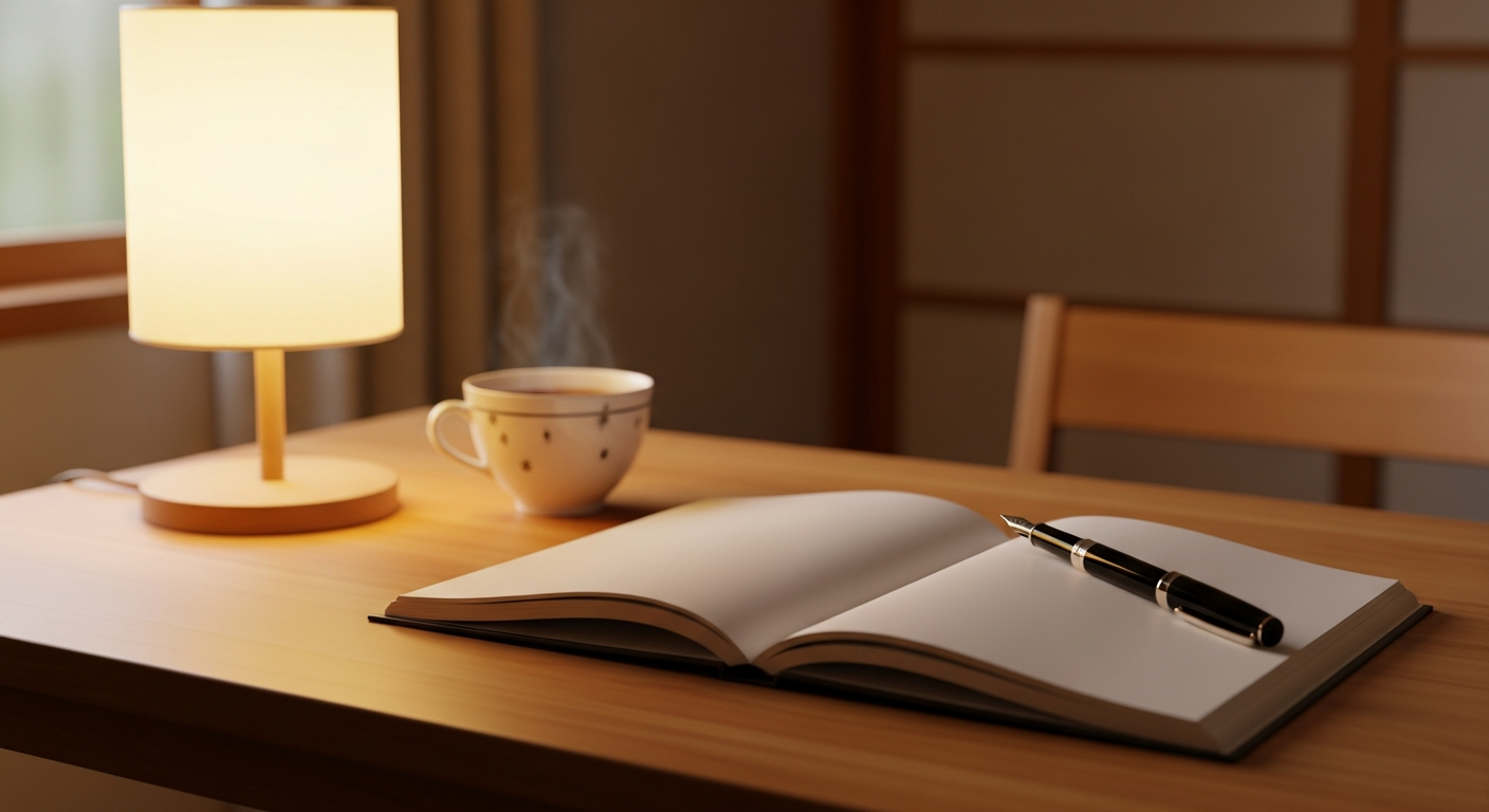 📔 心が落ち着く、手帳を使った一日の振り返り習慣