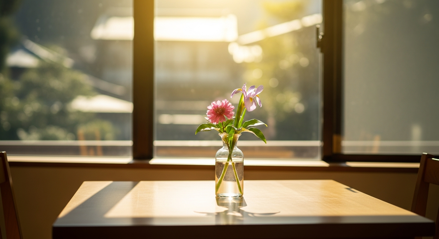 🌸 気分が上がる、季節の花を一輪飾る習慣