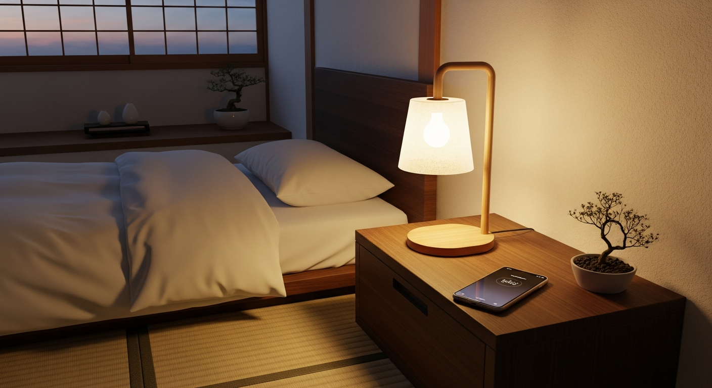 🌙 仕事のオンオフが切り替わる、夜の照明を落とす習慣